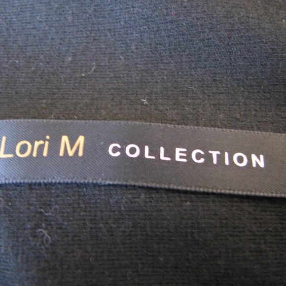 Lori M Collection Women's Classic Black Sleeveless Mini Dress ~ Large - Picture 8 of 10